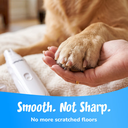 Smooth, not sharp: rounded nails, no more scratched floors